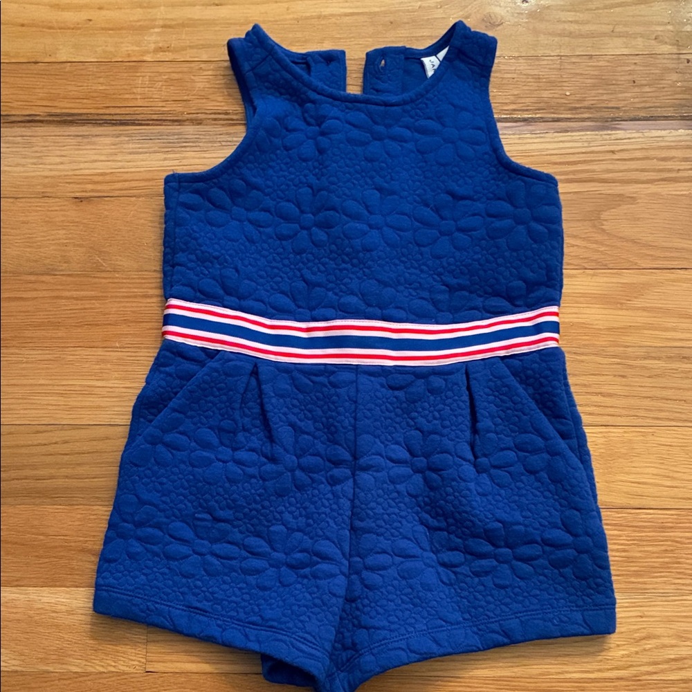 Janie and Jack Blue Romper